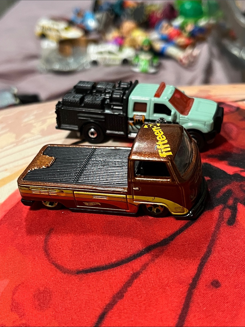 Brown & Gold Flatbed Toy Truck - Kids Vehicles